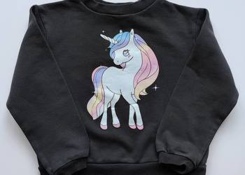 Bluza jednorożec H&M 110/116