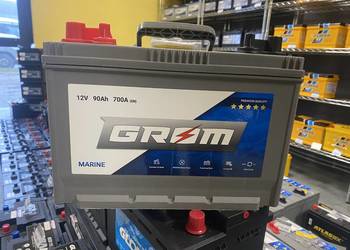 Akumulator GROM Marine 12V 90Ah 700A EN / Łódź Brzezińska 18
