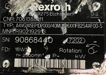 Rexroth  A4VG145EP1DP000 / 40MLND6XX1FB2S4AF00 - S (R902192913) Pompa