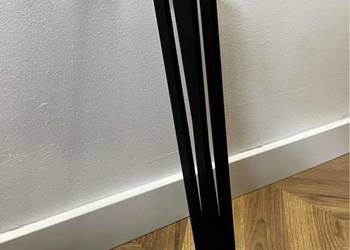 Czarne Nogi metalowe,Nogi loft, Stolik kawowy 40cm