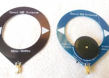 Antena pętlowa Donut WB Antena 10kHz–180MHz SMA