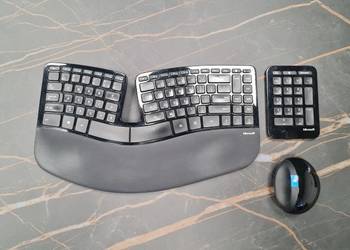 Microsoft klawiatura + mysz + klawiatura numeryczna (zestaw)
