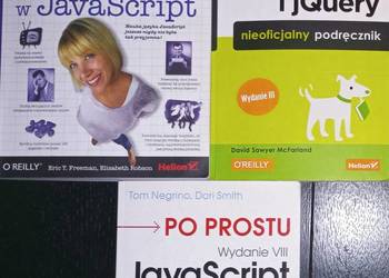 3x JaVa Rusz głową programowanie w JavaScript i jQuery podręcznik