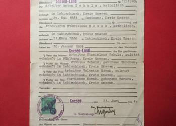 ( 596 ) Heiratsurkunde ( 596 ) Heiratsurkunde