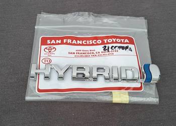 75361-48120 emblemat napis HYBRID błotnik prawy Toyota Venza 2021–