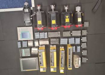 Serwosilniki, falowniki, PLC, HMI, FANUC, SIEMENS, OMRON, YASKAWA, DELTA