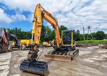 Hyundai 80 cr 9 A Koparka gąsienicowa pług