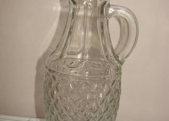 szklany dzbanek PRL