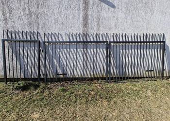 BRAMA stalowa z furtką