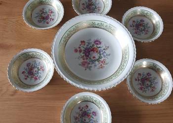 Zestaw Deserowy Miseczki komplet  Porcelana Limoges REZERWAC