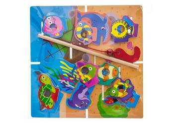 Drewniane puzzle ŁOWIENIE 25 elementów Drewniane puzzle ŁOWIENIE 25 elementów