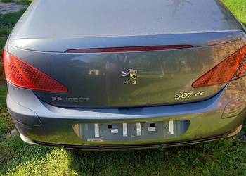 KLAPA TYŁ POKRYWA BAGAŻNIKA PEUGEOT 307 CC CABRIO