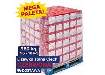 Lizawka solna Ciech czerwona 960 kg – paleta 96 x 10 kg, dostawa