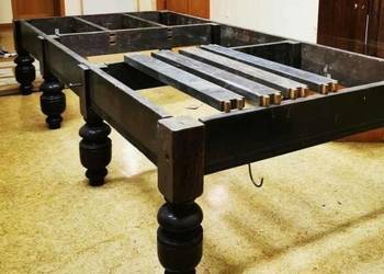 Antyczny stół bilardowy Burroughes & Watts, Soho Square Londyn antyk4