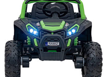 Auto samochód na akumulator Buggy UTV 2000M Racing samochodzik autko zielon