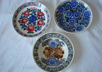 Koło fajansowy talerz PRL