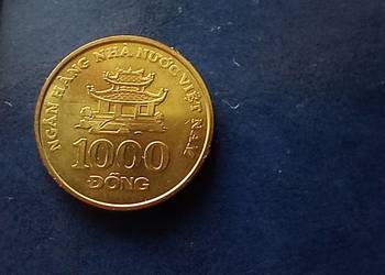 Stare monety 1000 dong 2003 WIetnam