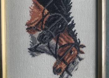 Haft krzyżykowy obraz