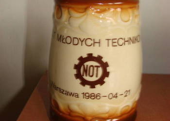 Zlot Młodych Techników NOT 1986 - kufel Tułowice