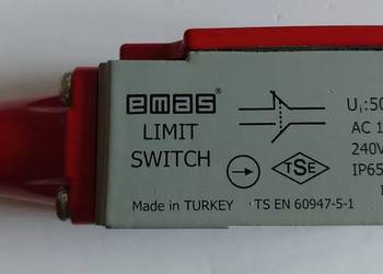 EMAS TS EN 60947-5-1 wyłącznik krańcowy