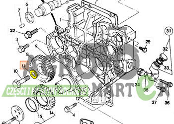 02/291065, 02-291065 PODKŁADKA DYSTANSOWA JCB