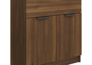 Komoda brązowy dąb 60x30x70 cm materiał drewnopochodny WM-816993