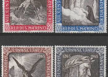 SAN MARINO - DANTE ALIGHIERI - 1965 - CZYSTE **