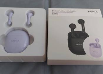 Nokia; Słuchawki douszne E3110; fioletowe; NOWE