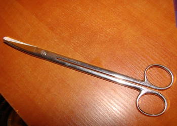 Gerlach Nierdzewne długie zaokrąglone nożyczki