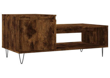 Stolik kawowy przydymiony dąb 100x50x45 cm WM-830833
