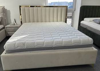 Łóżko tapicerowane 160x200 z pojemnikiem bocznym -40%