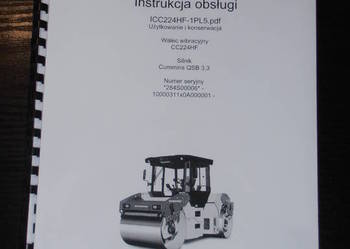 Instrukcja obsługi DTR walca drogowego DYNAPAC CC224HF