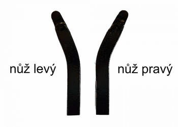 Noże do ciągnikowej frezarki pni drzew