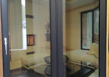 Okno przesuwne Patio PSK 2 x Antracyt Fix Skrzydło 2 szt Od ręki !