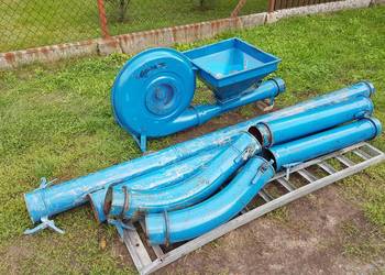Dmuchawa do zboża mocna oryginalna fabryczna kompletna 1Om rur silnik 3.5kw