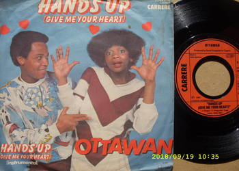 OTTAWAN--HANDS UP ;Singiei winyl.