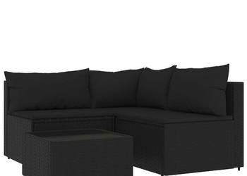 vidaXL 4-częściowy zestaw wypoczynkowy z poduszkami(SKU:319781)