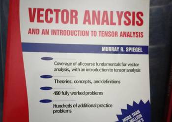 Vector analysis książki branżowe księgarnia Praga szkolna okaz antykwariat