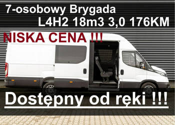 Iveco Daily 35S18A8H V 7-os.Brygadowy L4H2 16m3 176KM Od ręki ! Pakiet Com…