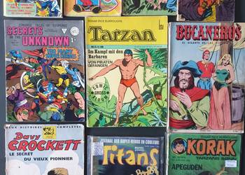 Zestaw 10ciu komiksów europejskich - różne języki