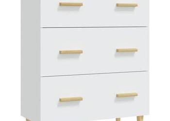 vidaXL Komoda, biała, 70x34x90 cm, materiał drewnopochodny(SKU812150)