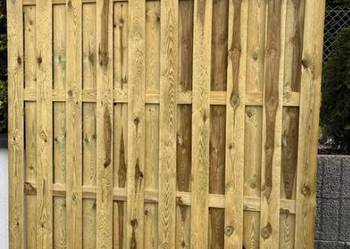 Płot Drewniany Eco Pionowy Pergola Ogrodzenie Drewnienie