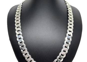Srebrny Łańcuch Próby 925 98,67g Długość 55cm Pancerka Ocechowany