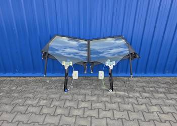 SZYBA + RAMKA + PODNOŚNIK DRZWI TYŁ P/L AUDI A3 8P SPORTBACK PRZEDLIFT 5D