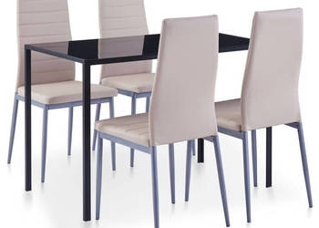 5-częściowy zestaw mebli do jadalni cappuccino WM-281701