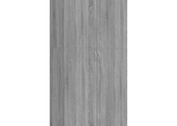 Szafa na buty szary dąb sonoma 80x355x180 cm WM-815277