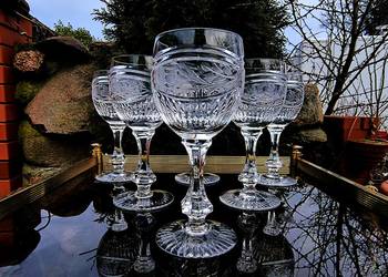 Kieliszki kryształowe 6 szt Kieliszki kryształowe 6 szt