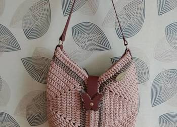 Sznurkowa torebka Handmade