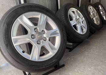 16 cali Audi A1 OEM oryginał felgi koła komplet z oponami 5x100 ET50 6.5J