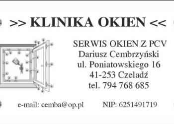 Klinika Okien, Serwis okien z PCV, naprawa okien